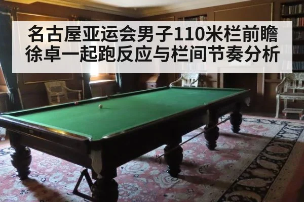 名古屋亚运会男子110米栏前瞻 徐卓一起跑反应与栏间节奏分析